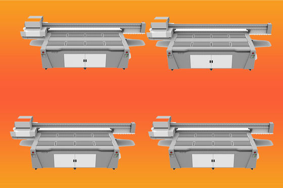 حالت چاپ رنگ سفید چاپگر UV با ساختار قاب فولادی و ویژگی های سفارشی فوق العاده بالا