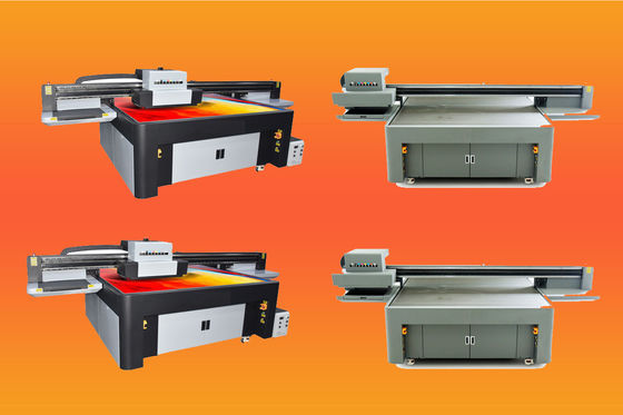 چاپگر UV Inkjet Konica 1024I 108 Sqm / ساعت رنگ سفید روغن روشن دو طرفه