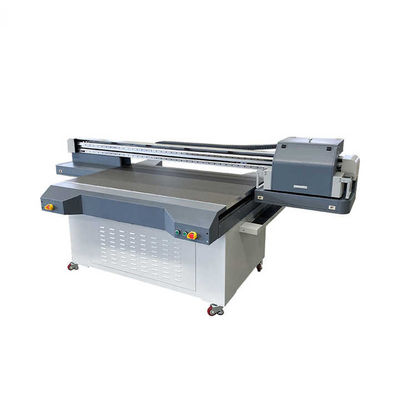 رزولوشن UV Inkjet مواد سخت و انعطاف پذیر چاپگر تخت تخت با ساختار قاب فولادی