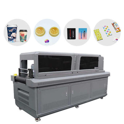 AC 220V/50Hz/60HZ منبع برق چاپگر UV تک گذر با سیستم خشک کردن لامپ UV LED و تجهیزات 800KG N.W