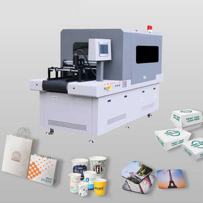 USB 3.0 Interface Single Pass UV Printer برای چاپ ارتفاع متوسط 0-10 سانتی متر و ابعاد کامپکت 2100x1450x1600mm